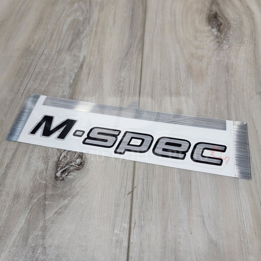 Nissan R34 Skyline GT-R M-Spec Emblem Trunk Decal - NizmoPartsPlug