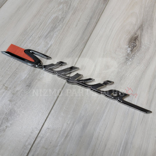 Nissan S15 Silvia Trunk Rear Emblem (Charcoal) - NizmoPartsPlug