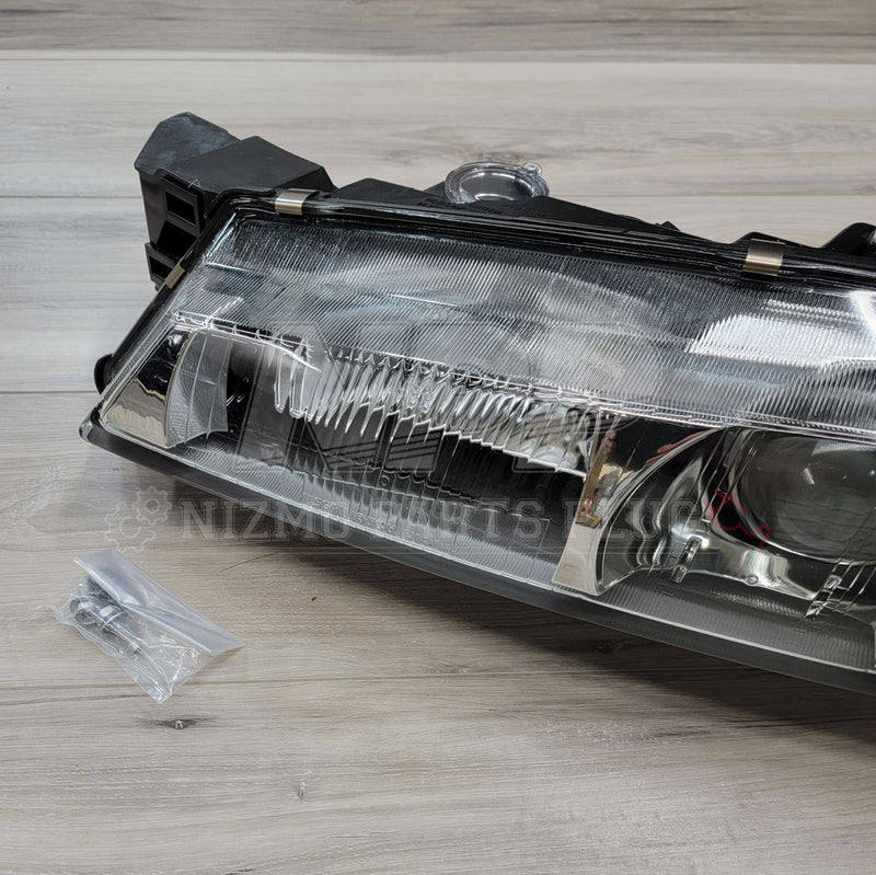 Cargue la imagen en el visor de la galería, Conjunto de faros delanteros derecho e izquierdo Kouki para Nissan S14 240SX USDM

