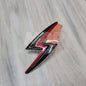 Nissan S15 Silvia Hood "Silvia Bolt" Emblem (Chrome/Red) - NizmoPartsPlug