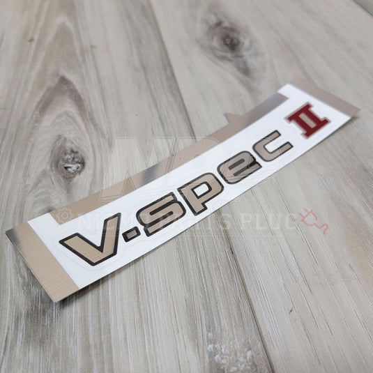 Nissan R34 Skyline GT-R Vspec II Emblem Trunk Decal - NizmoPartsPlug
