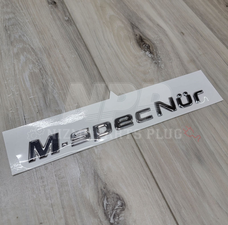 Load image into Gallery viewer, Nissan R34 Skyline GT-R M-Spec Nür Trunk Emblem - NizmoPartsPlug
