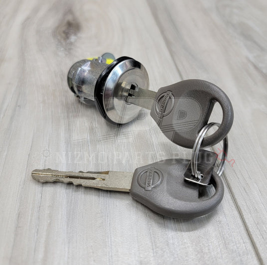 Nissan R34 Skyline Coupe Trunk Cylinder Lock Kit (Late Model) - NizmoPartsPlug