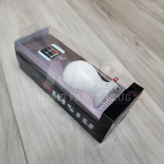 Nismo White Manual 5-Speed Duracon Shift Knob M10x1.25 - NizmoPartsPlug